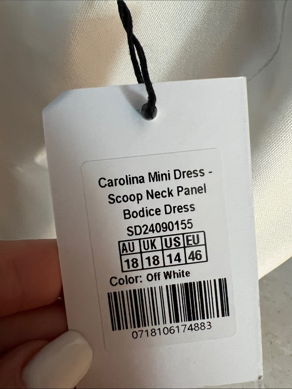 NWT REVOLVE Australia SHOWPO Carolina mini dress US 14 - Picture 5 of 8